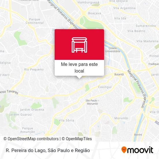 R. Pereira do Lago mapa