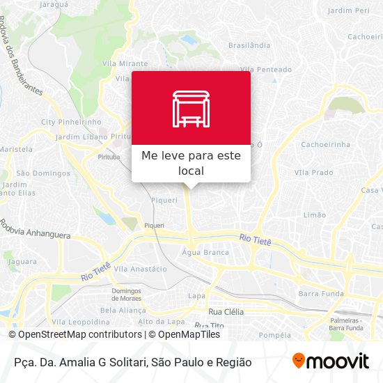 Pça. Da. Amalia G Solitari mapa