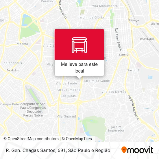 R. Gen. Chagas Santos, 691 mapa