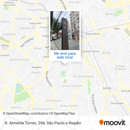 R. Almeida Torres, 296 mapa