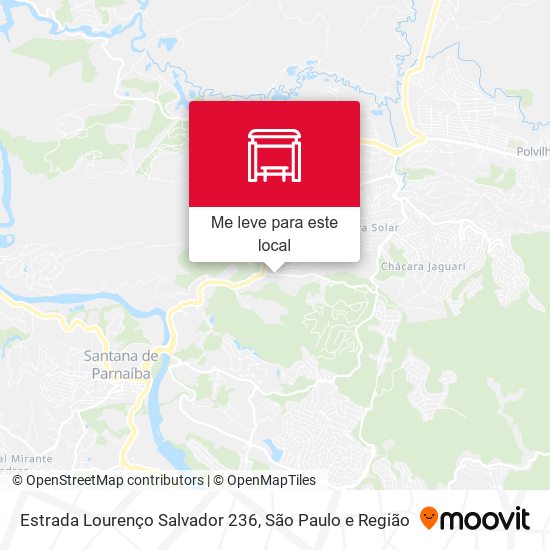 Estrada Lourenço Salvador 236 mapa