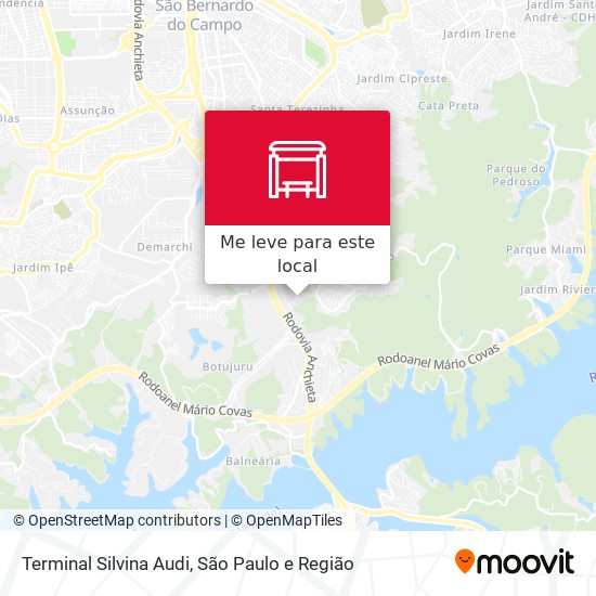 Terminal Silvina Audi mapa