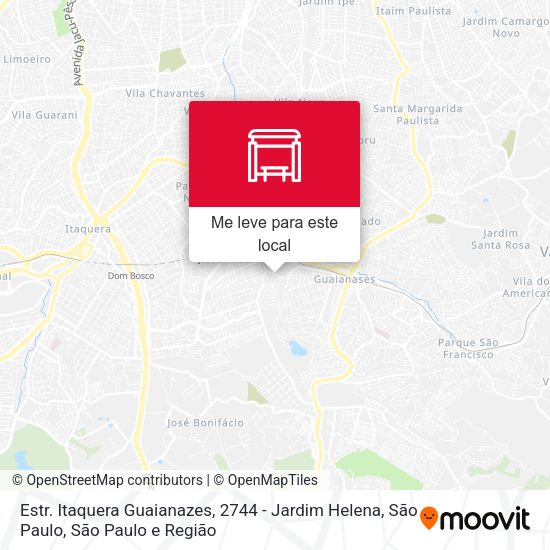 Estr. Itaquera Guaianazes, 2744 - Jardim Helena, São Paulo mapa