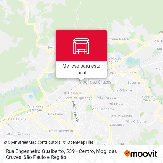 Rua Engenheiro Gualberto, 539 - Centro, Mogi das Cruzes mapa