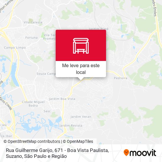 Rua Guilherme Garijo, 671 - Boa Vista Paulista, Suzano mapa