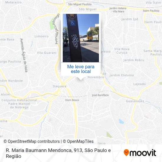 R. Maria Baumann Mendonca, 913 mapa