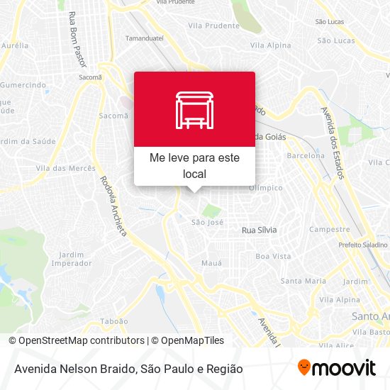 Avenida Nelson Braido mapa