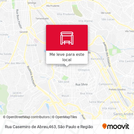 Rua Casemiro de Abreu,463 mapa