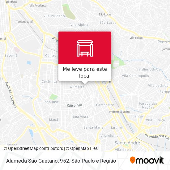 Alameda São Caetano, 952 mapa