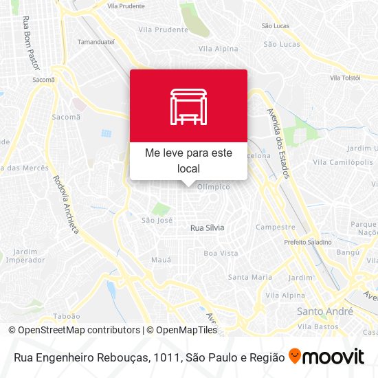 Rua Engenheiro Rebouças, 1011 mapa