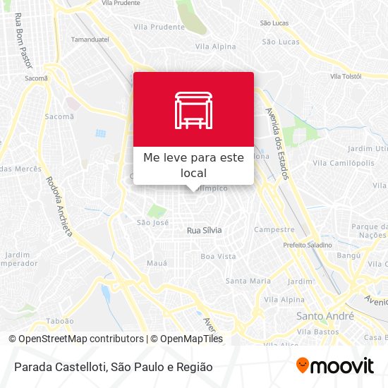 Parada Castelloti mapa