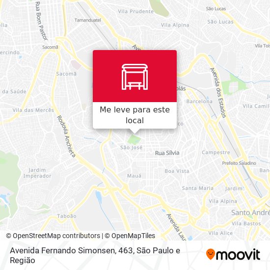 Avenida Fernando Simonsen, 463 mapa