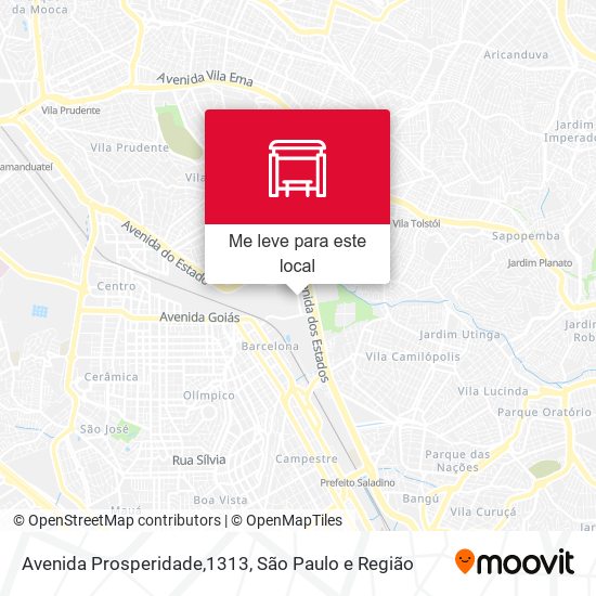 Avenida Prosperidade,1313 mapa