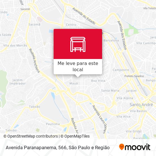 Avenida Paranapanema, 566 mapa