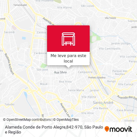 Alameda Conde de Porto Alegre,842-970 mapa