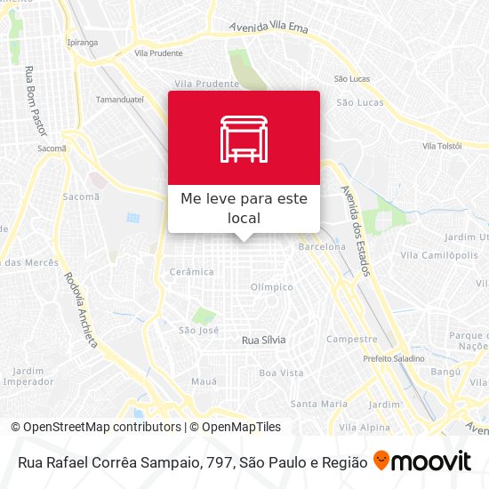 Rua Rafael Corrêa Sampaio, 797 mapa