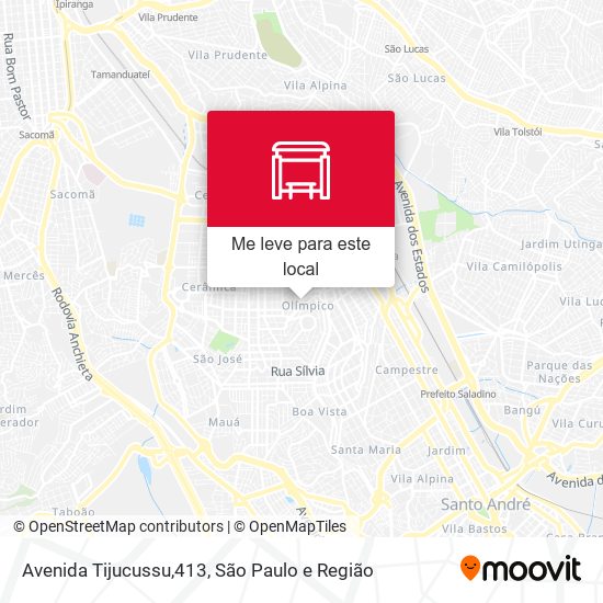 Avenida Tijucussu,413 mapa