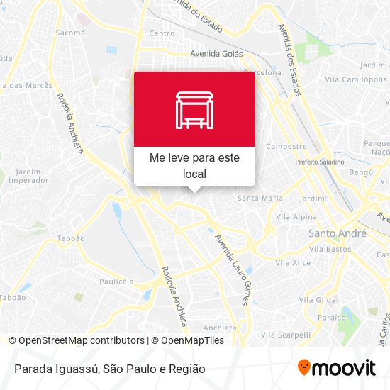 Parada Iguassú mapa