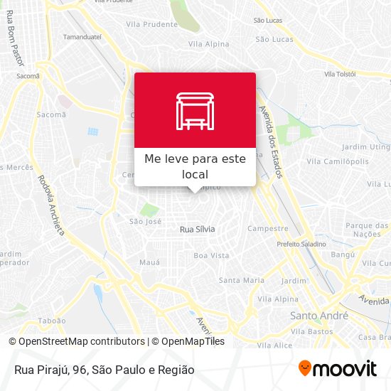 Rua Pirajú, 96 mapa