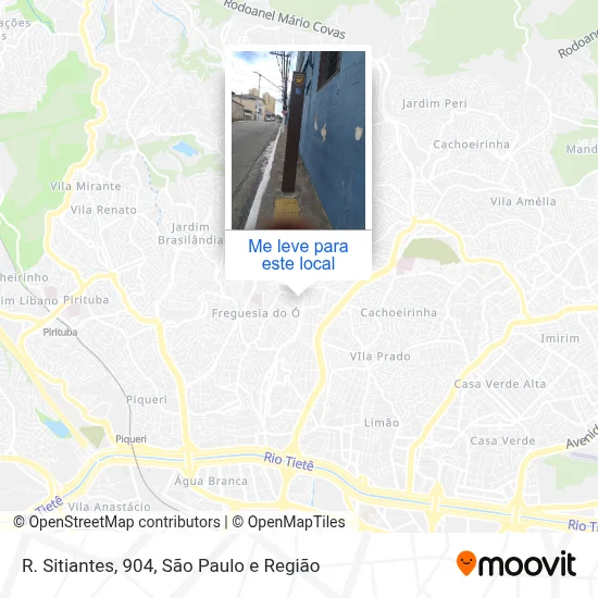 R. Sitiantes, 904 mapa
