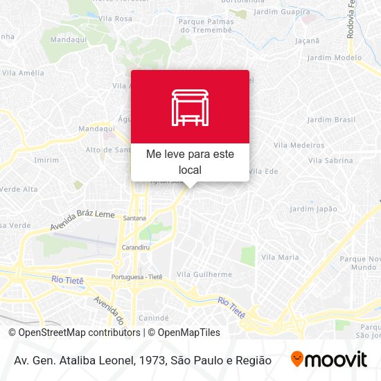 Av. Gen. Ataliba Leonel, 1973 mapa