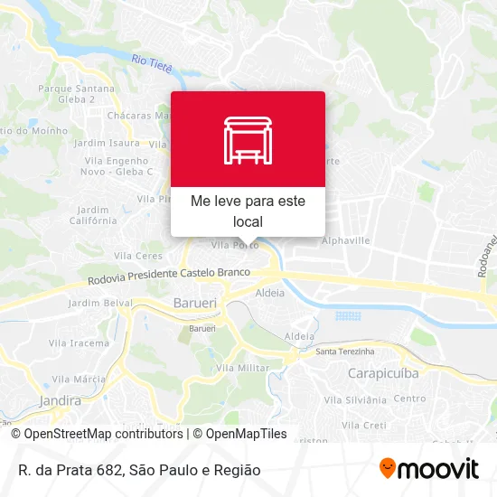 R. da Prata 682 mapa