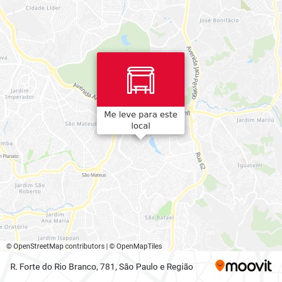 R. Forte do Rio Branco, 781 mapa