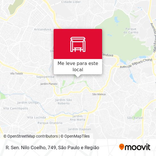 R. Sen. Nilo Coelho, 749 mapa