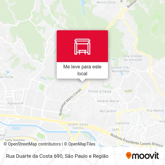 Rua Duarte da Costa 690 mapa