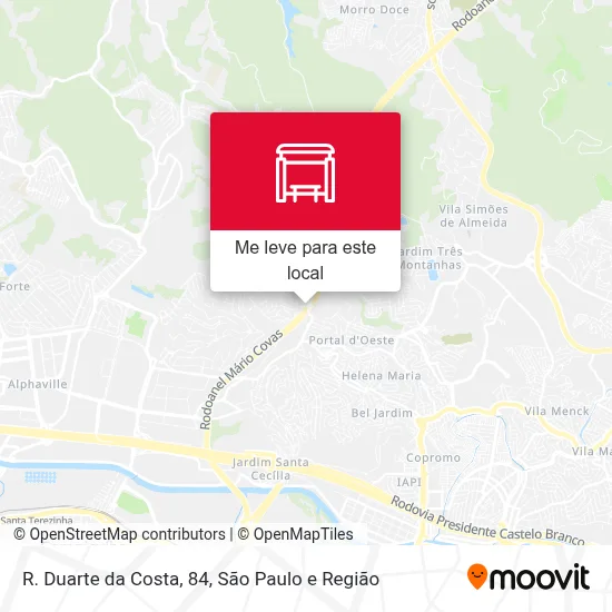 R. Duarte da Costa, 84 mapa