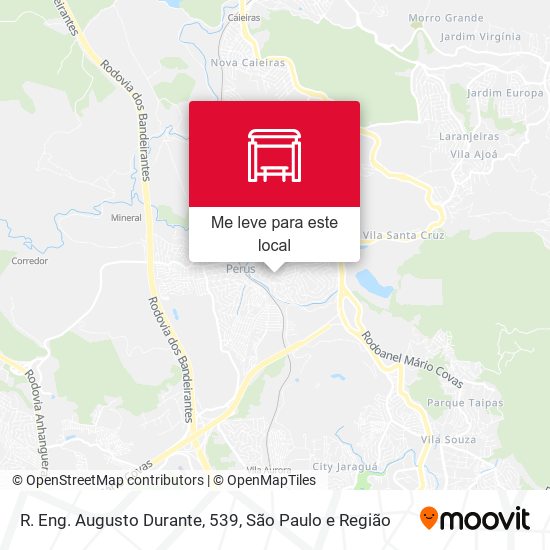 R. Eng. Augusto Durante, 539 mapa