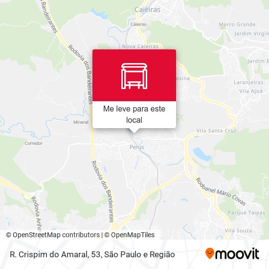 R. Crispim do Amaral, 53 mapa