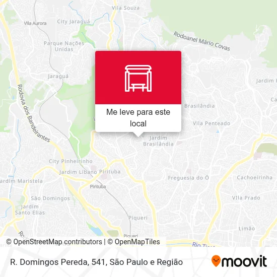 R. Domingos Pereda, 541 mapa