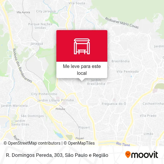R. Domingos Pereda, 303 mapa