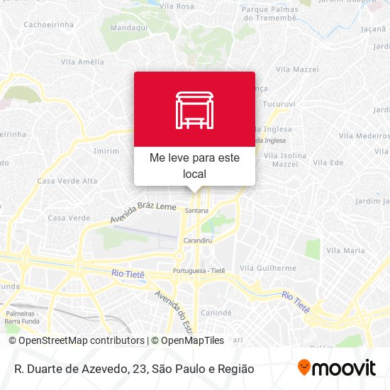 R. Duarte de Azevedo, 23 mapa