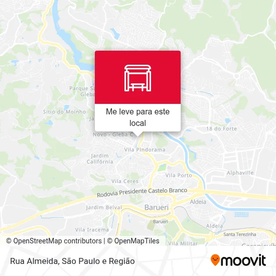 Rua Almeida mapa