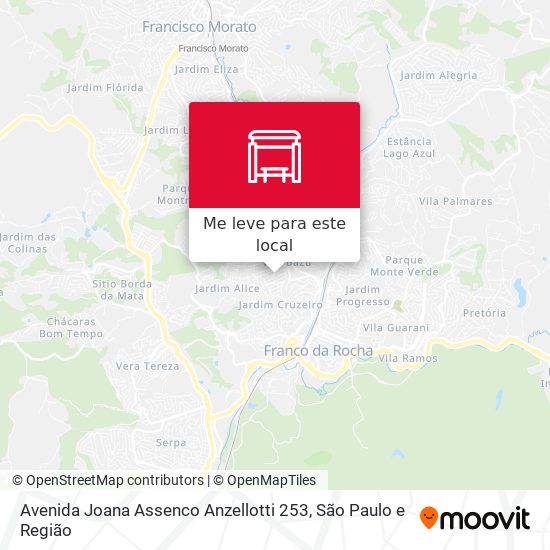 Avenida Joana Assenco Anzellotti 253 mapa