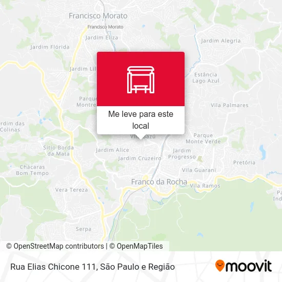 Rua Elias Chicone 111 mapa