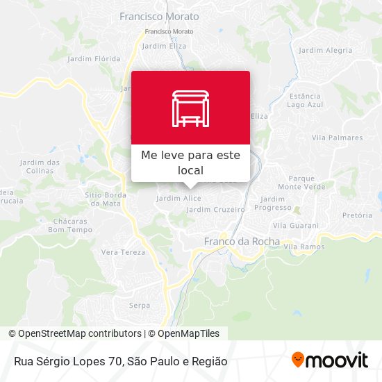 Rua Sérgio Lopes 70 mapa