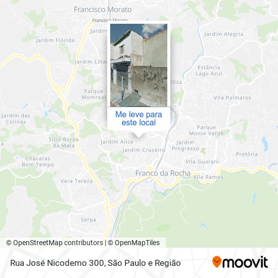 Rua José Nicodemo 300 mapa