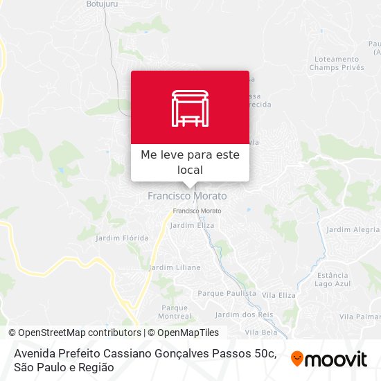 Avenida Prefeito Cassiano Gonçalves Passos 50c mapa