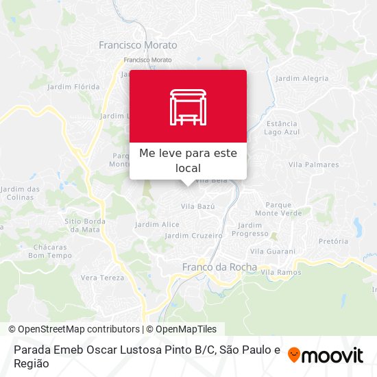 Parada Emeb Oscar Lustosa Pinto B / C mapa