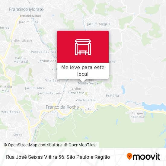 Rua José Seixas Viêira 56 mapa