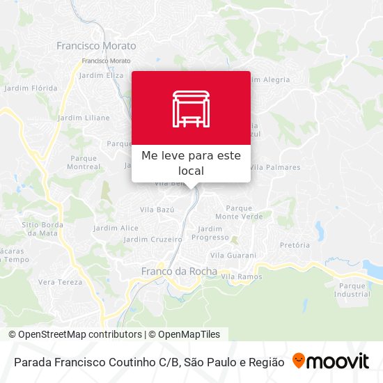 Parada Francisco Coutinho C/B mapa
