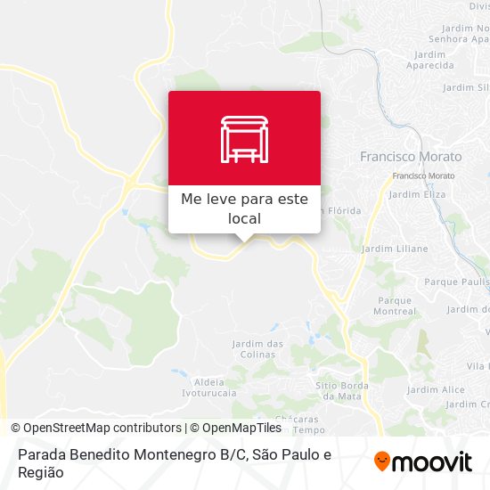 Parada Benedito Montenegro B/C mapa