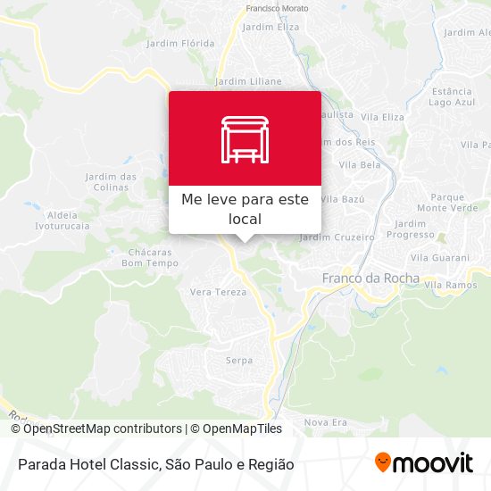 Parada Hotel Classic mapa
