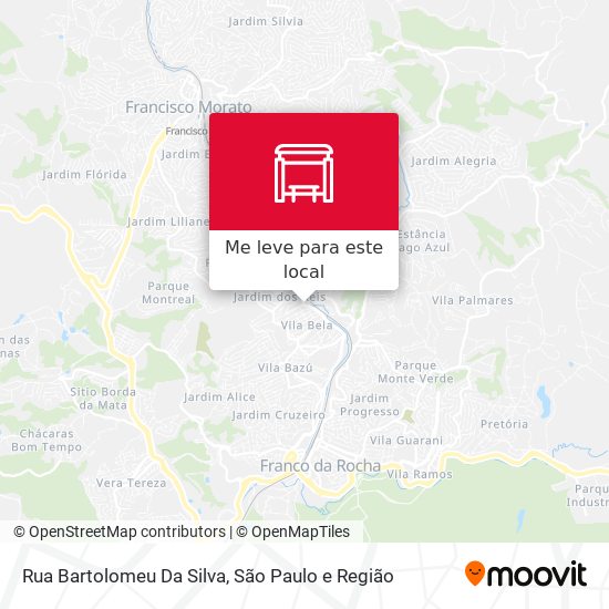 Rua Bartolomeu Da Silva mapa