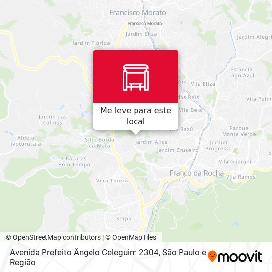 Avenida Prefeito Ângelo Celeguim 2304 mapa