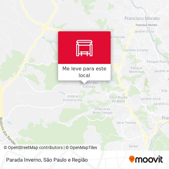 Parada Inverno mapa