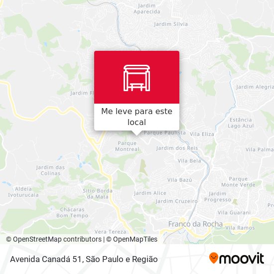 Avenida Canadá 51 mapa